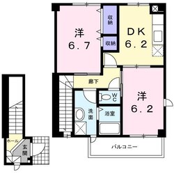 サンフラワーの物件間取画像